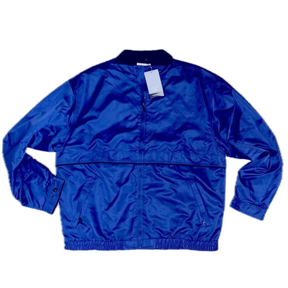 CUTTER & BUCK XXL ROYAL BLUE JACKET MEN XXL NWT WEATHER TEC WINDBREAKER - Picture 1 of 7